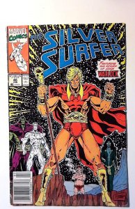 Silver Surfer #46 (1991) Marvel Comics Newsstand Warlock Gamora Drax Comic Book