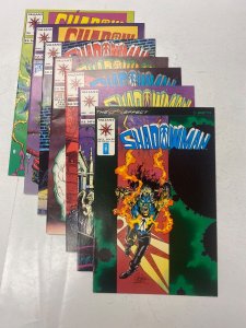 7 ShadowMan VALIANT comic books #22 23 24 25 27 28 29 33 KM34