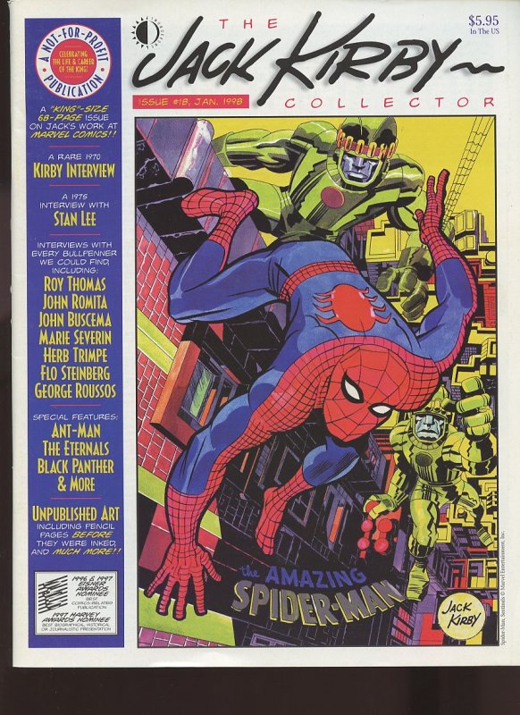 JACK KIRBY COLLECTOR #18  - Published January 1998 by TwoMorrows