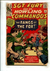 SGT. FURY #6 (3.0) KIRBY!! 1963