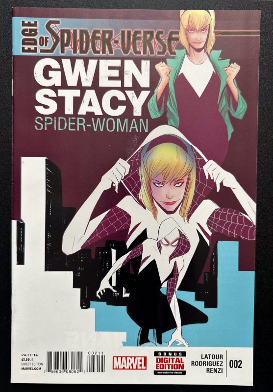 Edge of Spider-Verse #2 (2014) NM- 1st Print - 1st Spider-Gwen