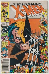 X-Men #211 (Nov 1986, Marvel), FN-VFN condition (7.0), Mutant Massacre begins