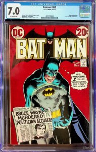 Batman #245 (1972) - CGC 7.0 - Cert#4475194004