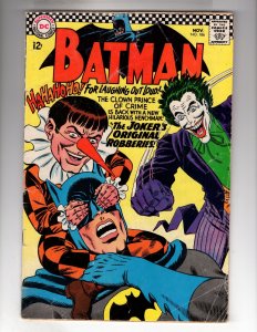 Batman #186 (1966)  VG+ - [CR200-FP#01]