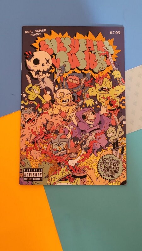 Michael Sweater EVERYTHING SUCKS posters stickers included 4 Issue Lot