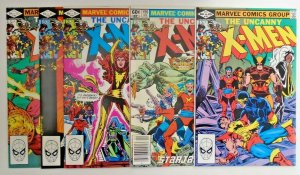 *Uncanny X-Men #151-157, 159-160, High Grade!  (9 books)