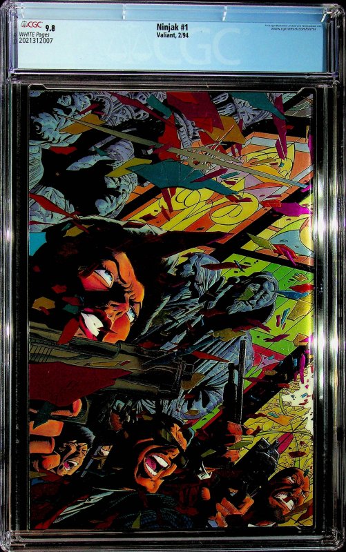 Ninjak #1 (1994) - CGC 9.8 Cert #2021312007
