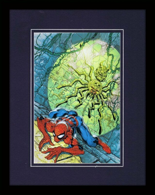 Amazing Spiderman #32 Marvel 11x14 Framed Poster Display J Scott Campbell  