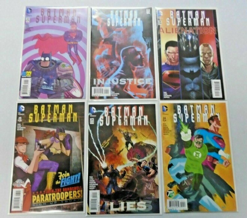 Batman Superman lot from:4-32 some variants 33 diff books 8.0 VF 2013