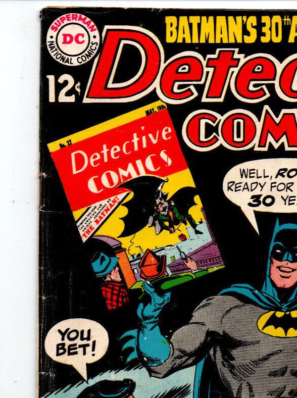 Detective Comics #387 - reprints Batman 1st appearnce - Joker - 1969 - VG 