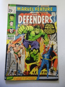 Marvel Feature #1 (1971) 1st App & Origin of the Defenders! FN Condition