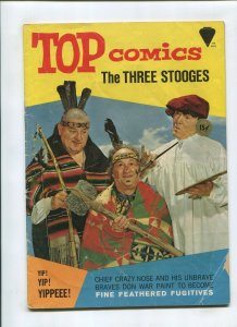 TOP COMICS THREE STOOGES #1 (4.0) *FISHERMAN COLLECTION* 1967