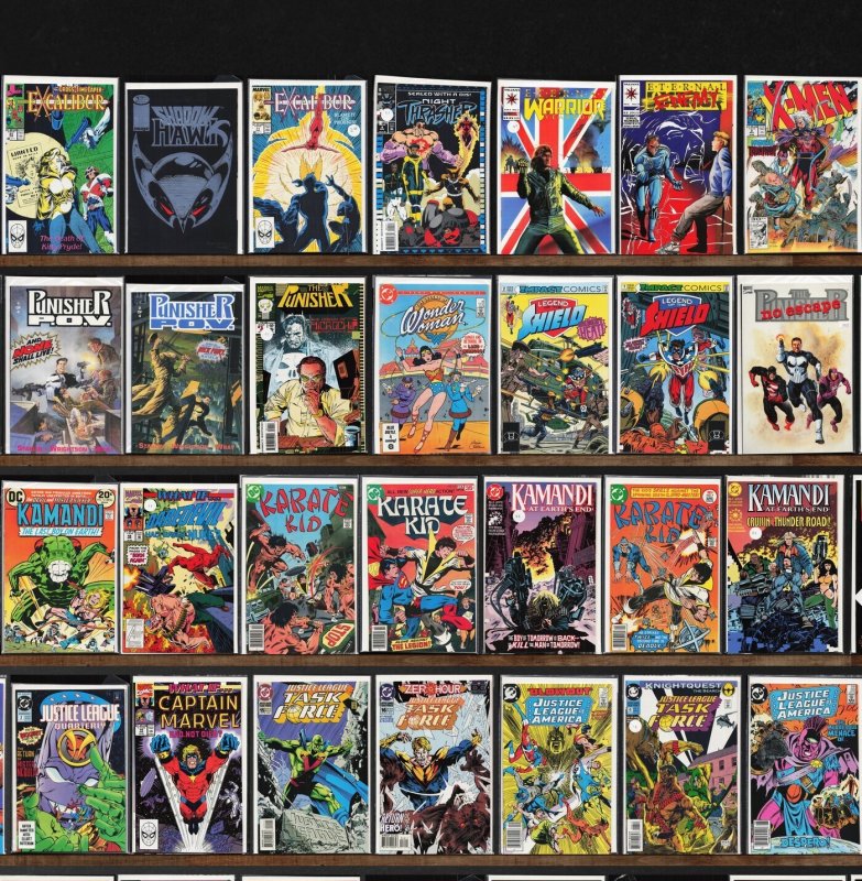 Huge Lot 150+ Comics with Eternal Warrior, X-Men, The Punisher: P.O.V. & More!