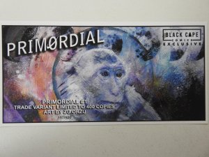 Primordial #1 Black Cape Comics Exclusive Variant W/ Certificate of Authenticity