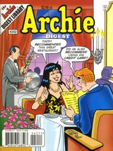 Archie Digest Magazine #242 FN ; Archie | Restaurant Cover