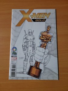 X-Men Gold #1 Ron Lim Deadpool Sketch Variant ~ NEAR MINT NM ~ 2017 Marvel