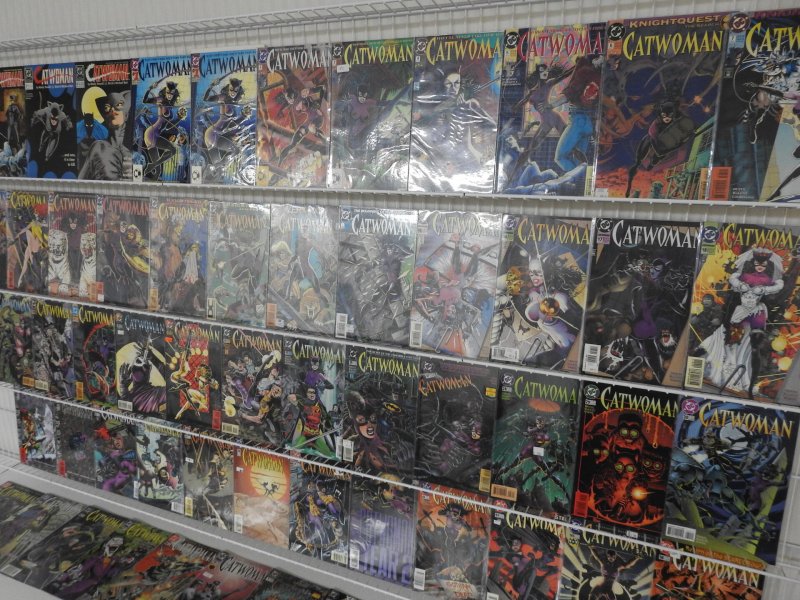 Lot of 60 Comics W/ Catwoman #0-37 +More! +Catwoman #1-4 (Mini-Series) Avg VF+