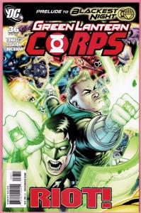 Green Lantern Corps #36....Blackest Night... 9.4-NM