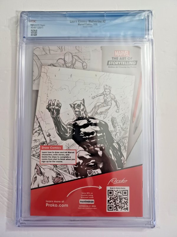 Laura Kinney Wolverine #2 - Villalobos Variant - 2025 - CGC 9.8