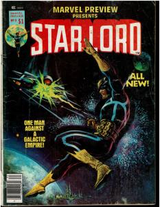 Marvel Preview Presents #11 *KEY* 2nd Appearance Starlord, VG/4.0