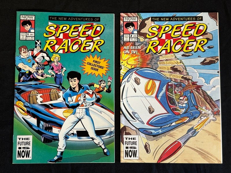 New Adventures of Speed Racer #1-2 - 2pc Lot (9/9.2) 1993/1994