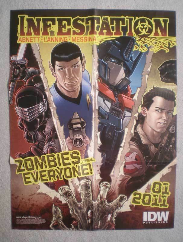 INFESTATION Promo Poster, Star Trek, Zombies, Unused, more in our store