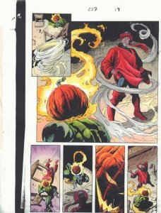 Spectacular Spider-Man #257 p.19 Color Guide Art - Jack O'Lantern II John Kalisz