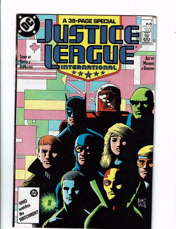 Lot of 6 Justice League International DC Comics #7 8 9 10 11 12 CB7