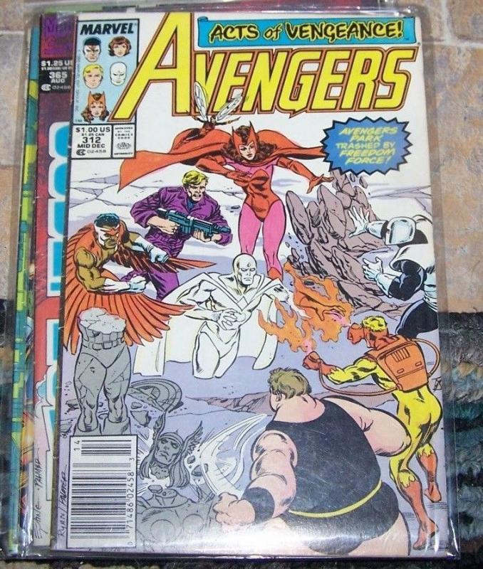 Avengers  #312 (Dec 1989, Marvel) acts of vengence freedom force xmen