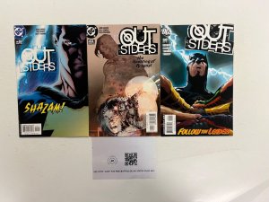 3 Outsiders DC Comic Books # 10 11 50 Batman Superman Wonder Woman 47 JS44