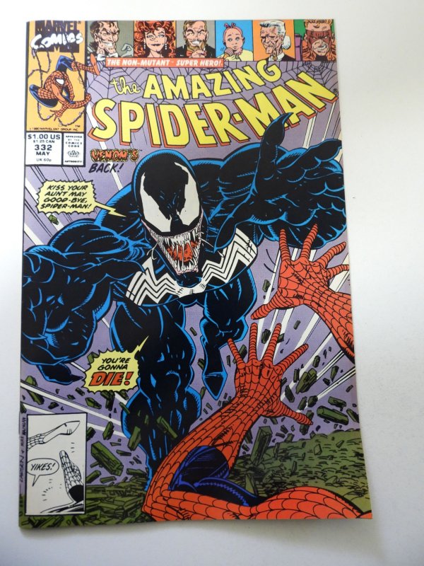 The Amazing Spider-Man #332 (1990) FN Condition