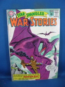 STAR SPANGLED WAR STORIES 113 VG F  DINOSAUR CVR 1964