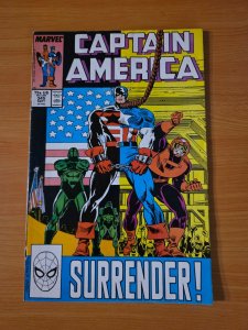 Captain America #345 ~ DOLLAR BIN ~ 1988 Marvel Comics