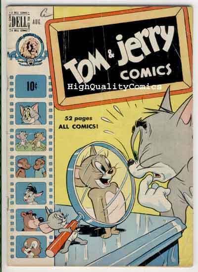 TOM & JERRY #73, Wuff, 1950, Barney Bear, Droopy, VG