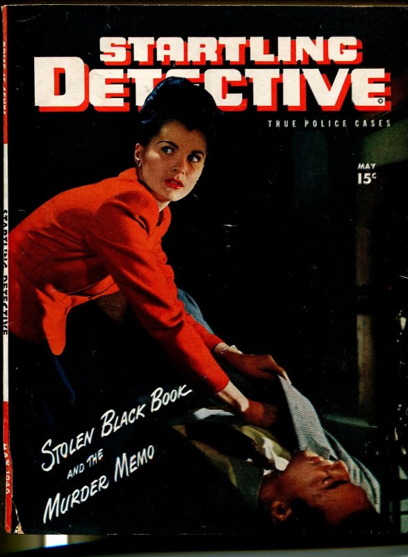 Startling Detective 5/1946-Fawcett-crime pix-murder-Alabama assassin-VG+