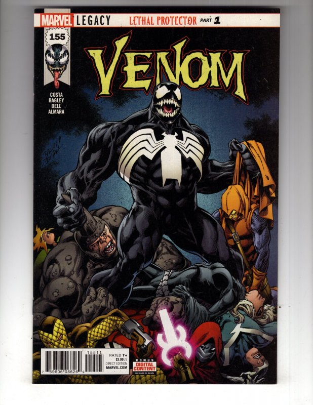 Venom #155 (2017) LETHAL PROTCTOR ~ Eddie Brock / EC#12
