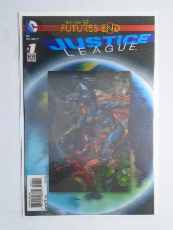 Justice League: Futures End #1A (DC), (2014) 3-D Lenticular Cover Edition