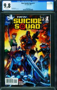 NEW SUICIDE SQUAD #1 CGC 9.8 2014-HARLEY QUINN-1998195010