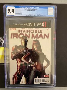INVINCIBLE IRON MAN #7 CGC 9.4