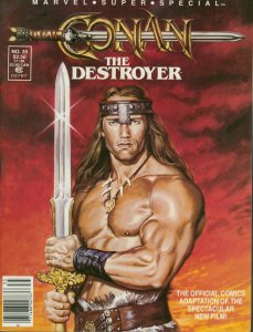 Marvel Super Special #35 Conan The Destroyer Marvel Comics 1984 VF