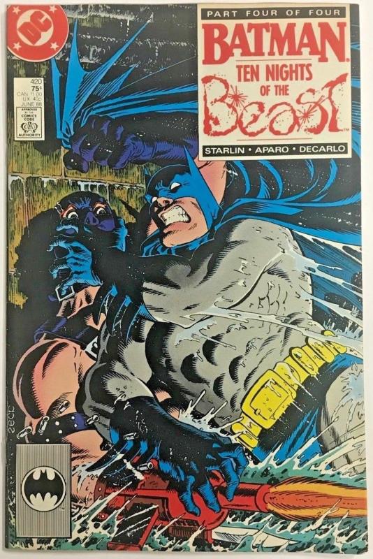 BATMAN#420 FN/VF 1988 'TEN NIGHTS OF THE BEAST' DC COMICS