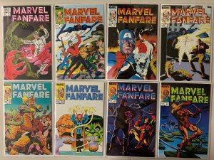 Marvel Fanfare comics lot #1-50 24 diff avg 6.0 (1982-90)