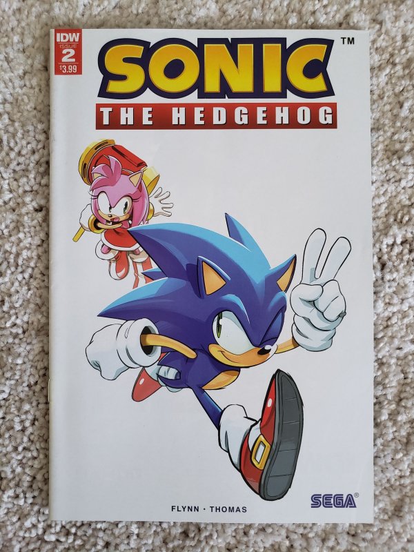 Sonic the Hedgehog 2 Second Print Cover (2018)