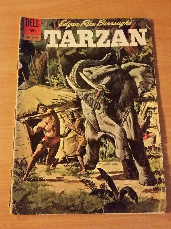 Edgar Rice Burroughs Tarzan #130 ~ GOOD - VERY GOOD VG ~ 1962 Dell COMICS