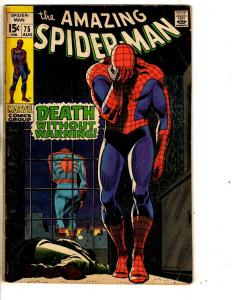 Amazing Spider-Man # 75 VG Marvel Comic Book Goblin Sandman Vulture Kraven RH3