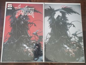 Venom 12 Clayton Crain Comic Mint Exclusives virgin variant signed with COA