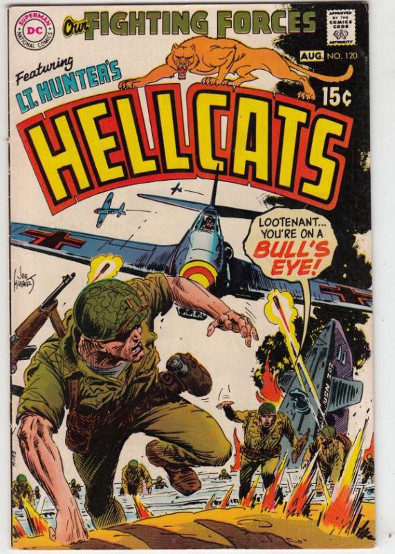 Our Fighting Forces #120 (Aug-69) NM- High-Grade Lt. Hunter's Hellcats