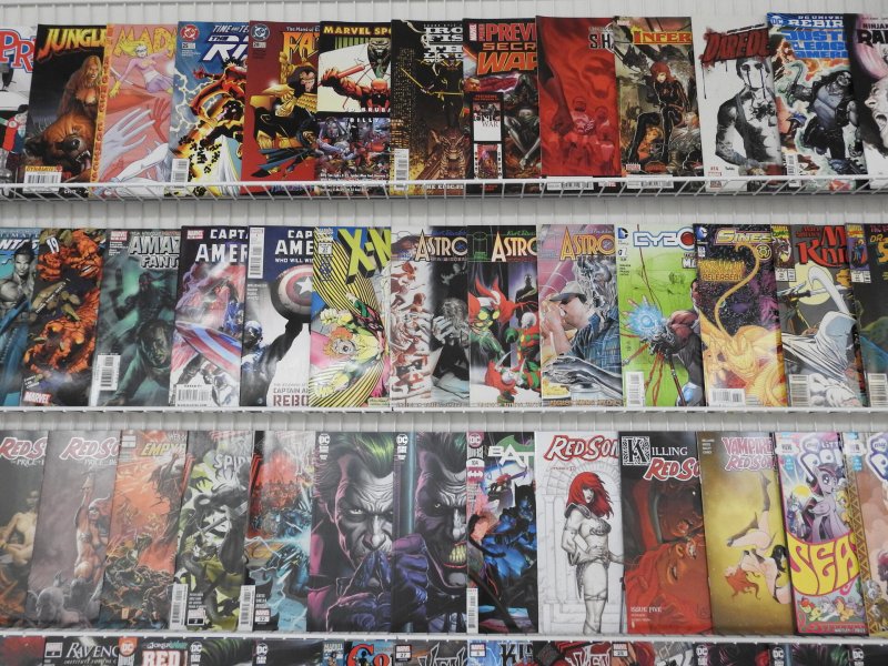 Huge Lot 170+ Comics W/ Red Sonja, Batman, Spider-Man+ Avg VF Condition!