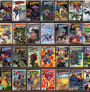 Huge Lot 140+ Comics with Adventures Of Superman & More!