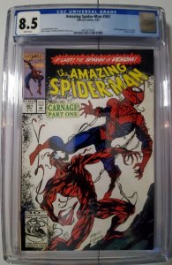 The Amazing Spider-Man #361 (1992) CGC 8.5 1st Carnage